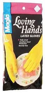 Spontex 69981 Protector Gloves, S, Latex, Yellow