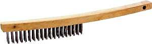 ProSource WB00319S Wire Brush, Metallic Bristle, 5/8 in W Brush, 14-1/4 in OAL