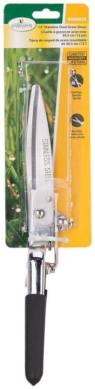 Landscapers Select GS2011 Grass Shear, 6 in L Blade, 4-1/2 in L Cut, Stainless Steel Blade, Vinyl Handle