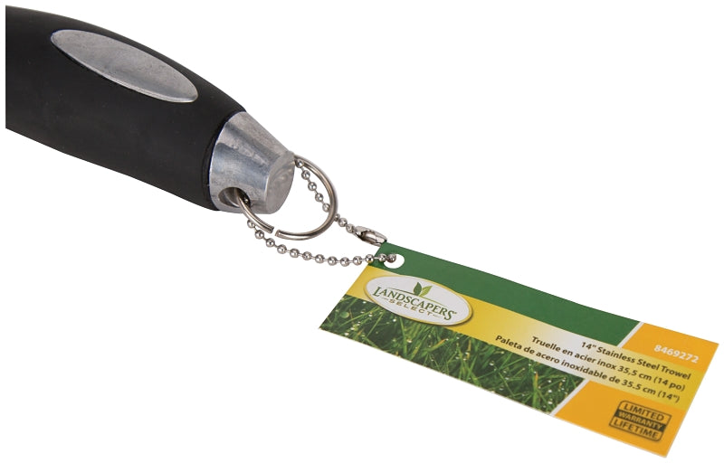 Landscapers Select GT930AS Garden/Transplanting Trowel, 6 in L Blade, 3-1/2 in W Blade, Stainless Steel Blade