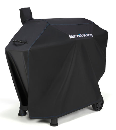 Broil King 67065 Premium Grill Cover, 55 in W, 24 in D, 45 in H, Polyester Fabric/PVC, Black