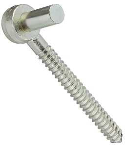 National Hardware 291BC Series N130-203 Screw Hook, 7-1/2 in L, Steel, Zinc