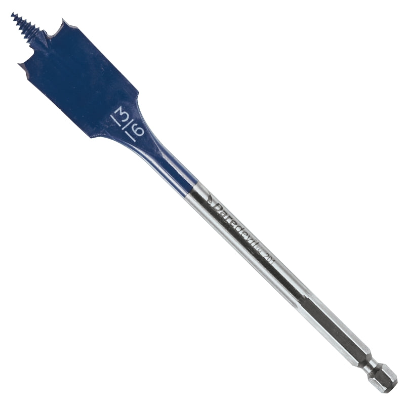 Bosch Daredevil DSB1010 Spade Drill Bit, 13/16 in Dia, 6 in OAL, 1/4 in Dia Shank, Hex Shank