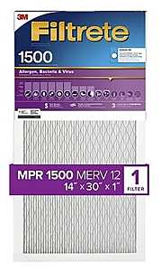 FILTER AIR 1500MPR 14X30X1IN, Pack of 4