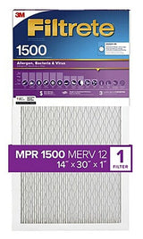 FILTER AIR 1500MPR 14X30X1IN, Pack of 4