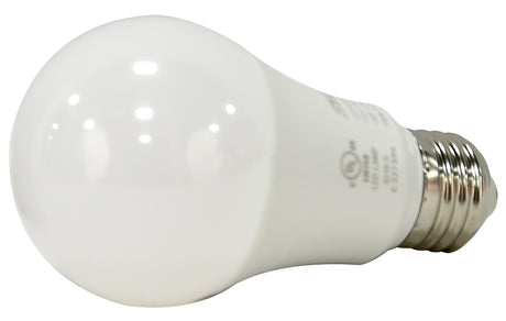 Sylvania 40204 LED Bulb, General Purpose, A19 Lamp, E26 Lamp Base, Frosted, 2700 K Color Temp, 1/CS