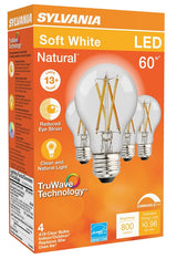 BULB LED A19 CLR SOFT WHITE 8W