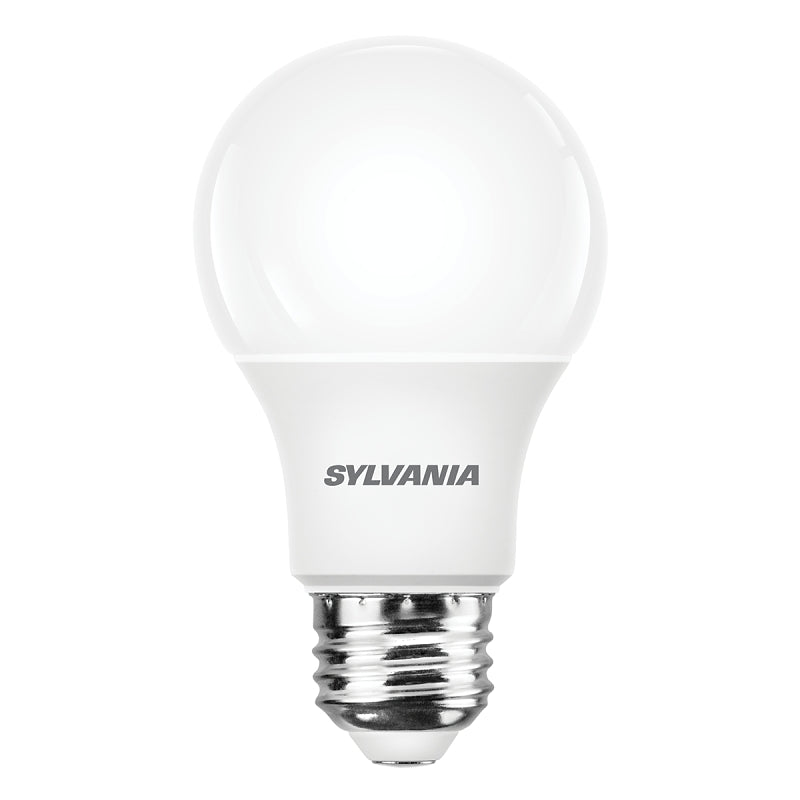 Sylvania 42014 LED Bulb, A19 Lamp, E26 Medium Lamp Base, No, Frosted, Soft White, 2700 K Color Temp