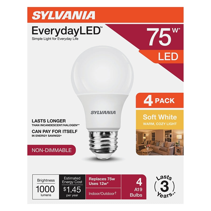 Sylvania 42016 Bulb, A19 Lamp, Soft White