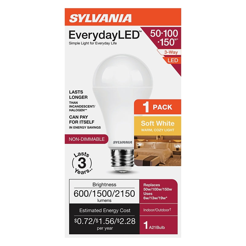 BULB LED 3WAY SWHT 50/100/150W