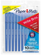 Paper Mate 93134 Stick Pen, Classic, Medium Point Tip, Blue Ink