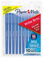 Paper Mate 93134 Stick Pen, Classic, Medium Point Tip, Blue Ink