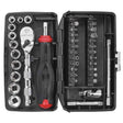 Craftsman V-Series 1/4 in. drive SAE 6 Point Socket and Tool Set 38 pc