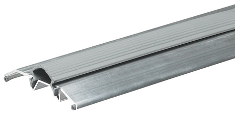 Frost King DT36/36A Top Threshold, 36 in L, 3-3/4 in W, Aluminum/Vinyl, Silver