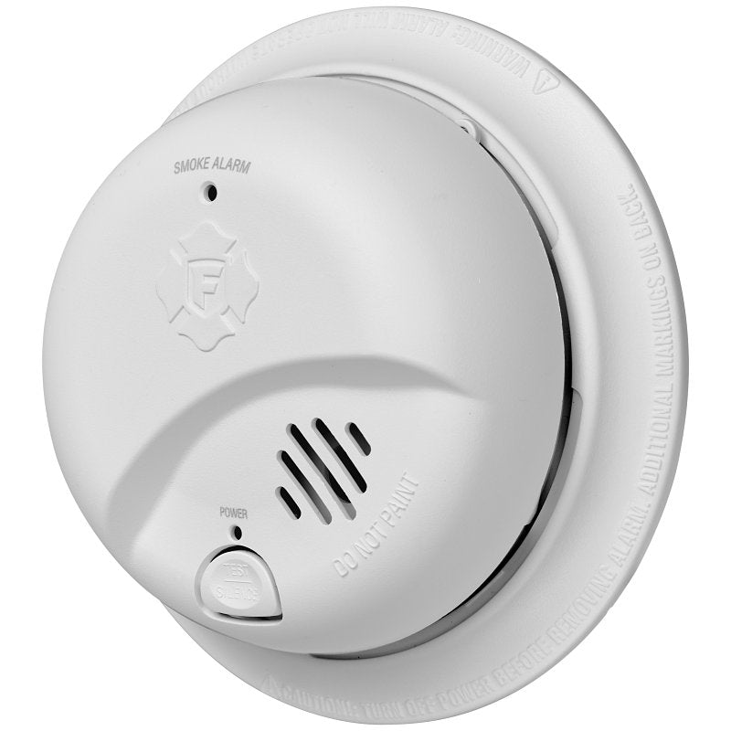 First Alert 1046827 Smoke Alarm, Ionization Sensor, White