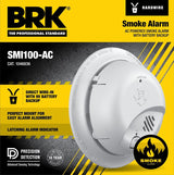 First Alert 1046836 Smoke Alarm, Ionization Sensor, 85dB at 10 ft, White