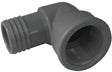 Boshart UPVCFE-15 Combination Pipe Elbow, 1-1/2 in, Insert x FIP, Polypropylene, Pack of 5