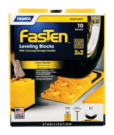 Camco Fasten For Leveling Blocks 10 pk, Pack of 2