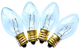Hometown Holidays 16291 Replacement Bulb, 5 W, Candelabra Lamp Base, Incandescent Lamp, Clear Light