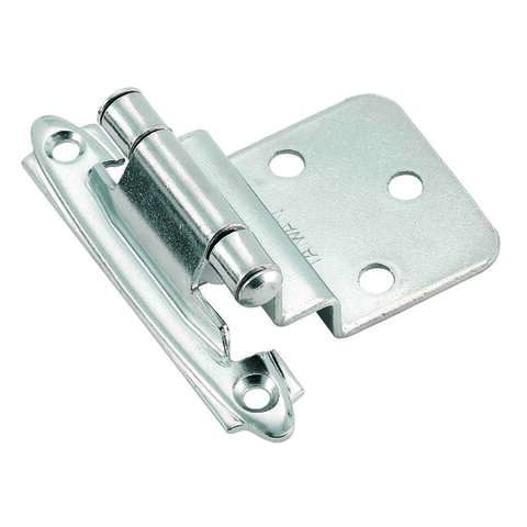 Amerock 2.75 in. L Polished Chrome Cabinet Hinge 2 pk