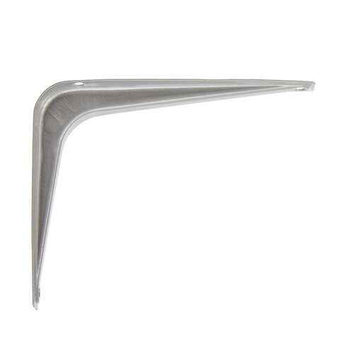 Hampton Gray Steel Shelf Bracket 18 Ga. 6 in. L 100 lb, Pack of 10