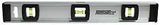 Johnson 1300-1800 I-Beam Level with Rule, 18 in L, 3-Vial, Non-Magnetic, Aluminum, Silver