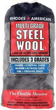 Homax 1021114 Steel Wool, #0, #000, #3 Grit, Extra Fine, Fine, Medium