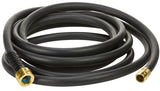 Swan SGC58025 Garden Hose, 25 ft L, Rubber, Black