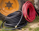 Swan SGC58050 Garden Hose, 50 ft L, Rubber, Black