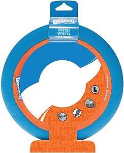 Chuckit! 252301 Dog Toy, L, Rubber, Blue/Orange