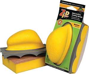 Gator 7233 Sanding Sponge Holder, 5 in L, 3 in W, 120 Grit, Fine, Aluminum Oxide Abrasive