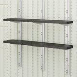 Suncast BMSASHELFK1 Storage Shelf Kit, Resin, Black