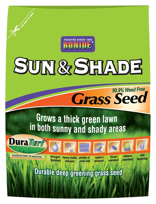 Bonide 60227 Sun and Shade Grass Seed, 20 lb Bag