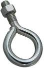 National Hardware N221-259 Eye Bolt, 3/8-16 Thread, 1 in L Thread, 1 in ID Dia Eye, 1.35 in L Shank, 160 lb Working Load, Pack of 10