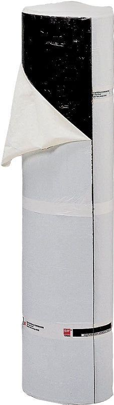 GAF 0915000MV Roofing Leak Barrier, 66.7 ft L, 36 in W, Fiberglass, Black