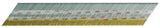 Senco A302509 Finish Nail, Paper Tape Collation, 2-1/2 in L, 15 Gauge, Galvanized Steel, Brad Head, Smooth Shank