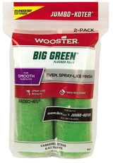 Wooster RR310-4 1/2 Roller Cover, 3/8 in Thick Nap, 4-1/2 in L, Foam Cover, Lime Green