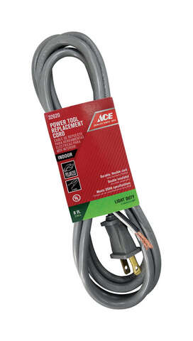 Ace 16/2 SJTW 125 V 8 ft. L Appliance Cord