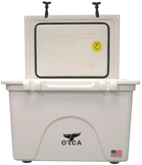 Orca ORCW058 Cooler, 58 qt Cooler, White, Up to 10 days Ice Retention