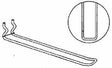 Trion 1180 8INW/PIN All Wire Medium Duty Loop Hook, 0.148 in Dia x 8-3/4 in L x 8 in H