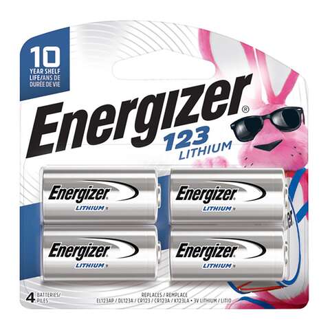 Energizer Lithium 123 3 V Camera Battery 4 pk