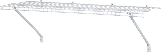 ClosetMaid 1021 Shelf Kit, 24 in L, 12 in W, Steel, White, Pack of 4