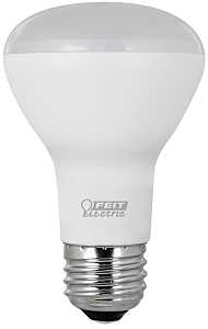 Feit Electric R20/10KLED/3/CAN LED Lamp, Flood/Spotlight, R20 Lamp, 45 W Equivalent, E26 Lamp Base, Soft White Light