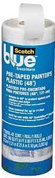 ScotchBlue PT2093EL-48 Painter's Tape, 30 yd L, 48 in W, Crepe Paper Backing, Blue