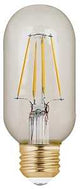 Feit Electric T14/VG/LED LED Bulb, Decorative, T14 Lamp, 40 W Equivalent, E26 Lamp Base, Dimmable, Amber, Pack of 4