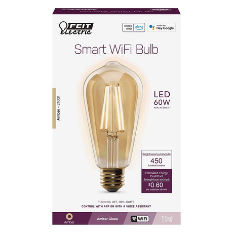 BULB FIL LED WIFI AMB 21K 60W