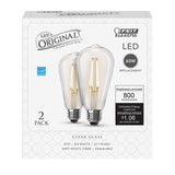 BULB LED ST19 SW CLEAR 27K 60W