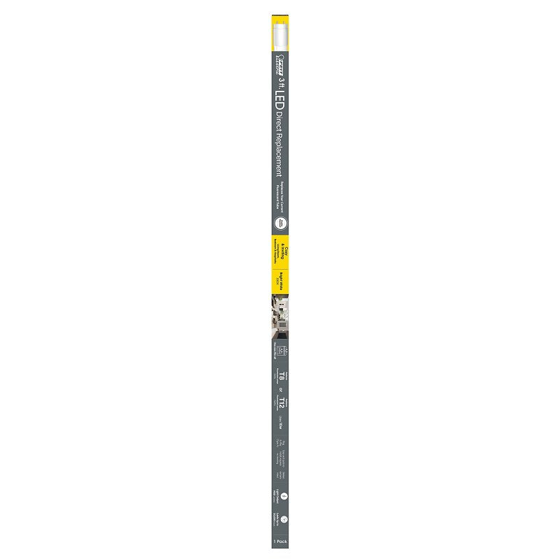 Feit Electric T36/830/LEDG2 Plug and Play LED Light Bulb, Linear, 1400 Lumens, 12 W, T8 Lamp, 116 W Equivalent, Frosted