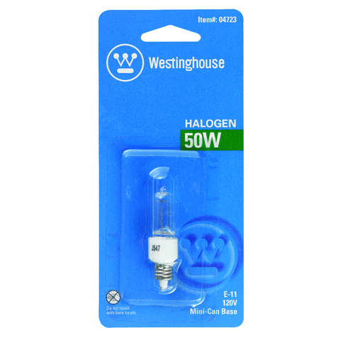 Westinghouse 50 W T4 Specialty Halogen Bulb 600 lm Bright White 1 pk