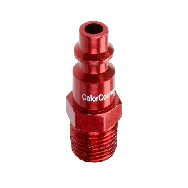 ColorConnex A73440D-X Plug, 1/4 in, MNPT, Aluminum, Anodized